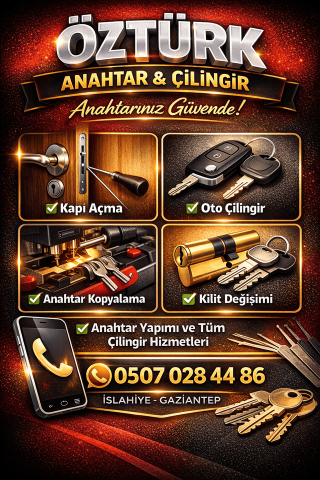 İslahiye Çilingir Anahtarcı emre - Resim 2